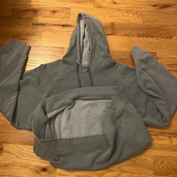 Large, Grey Life is Good Hoodie! - Picture 2 of 4